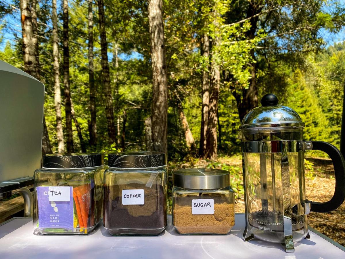 Glamping In The Redwoods With A Hot Tub! Hotel Garberville Bagian luar foto